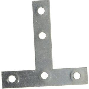 Mintcraft 22529ZCL3L 3-Inch X 3-Inch Zinc T-Plate